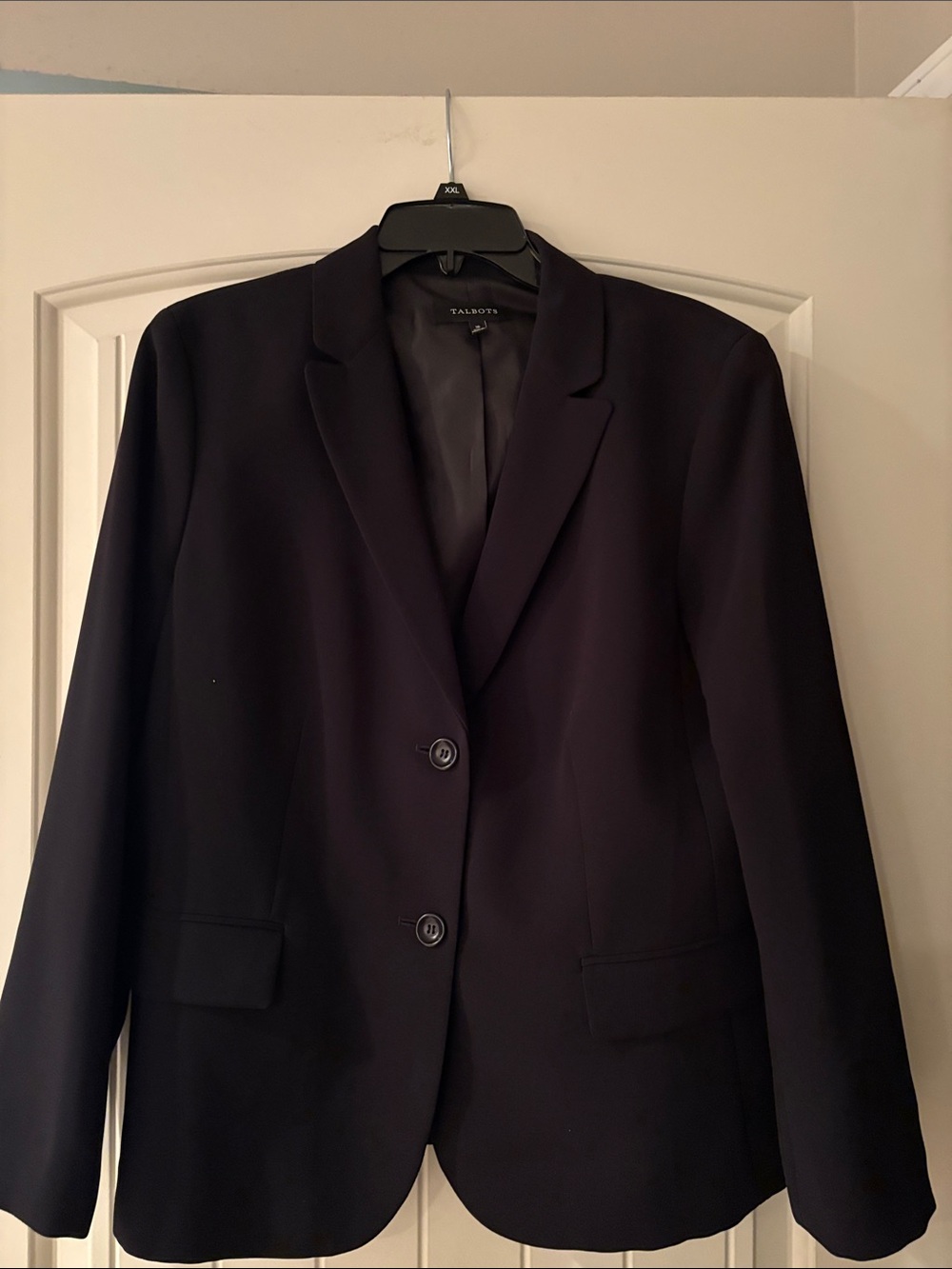 Talbots Black Women's Two-Button Tailored Blazer